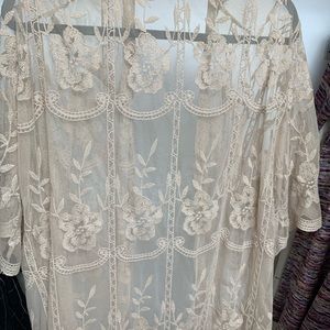 Lace cover up